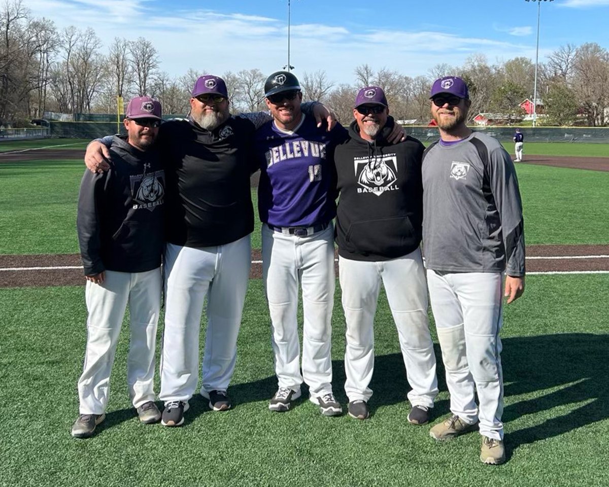 Something pretty cool happened today. Some coaches are lucky reach the 500 win mark in their coaching career.

With today’s two wins over Dickinson State, Coach Duane Monlux and the rest of the Bellevue coaches earned win #600 together as a staff with the Bruins. #NAIABall