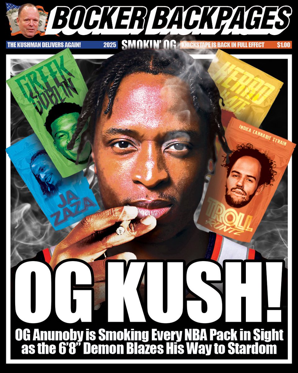 Tonight’s 📰: OG KUSH! 💨