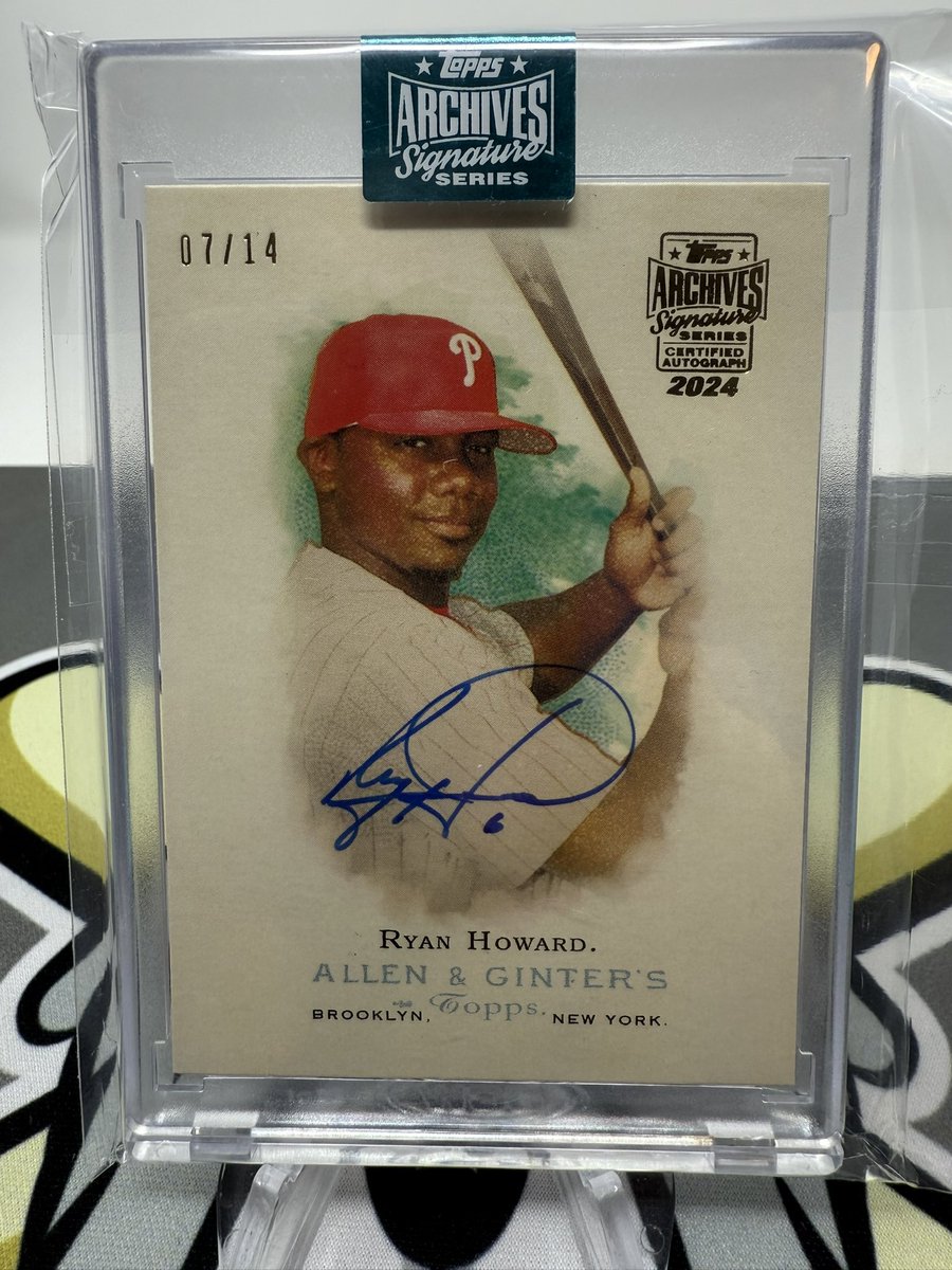 350

#BaseballMania Night 5

2024 Archives Signatures Ryan Howard Auto /14

$35

Please see pinned tweet for shipping!