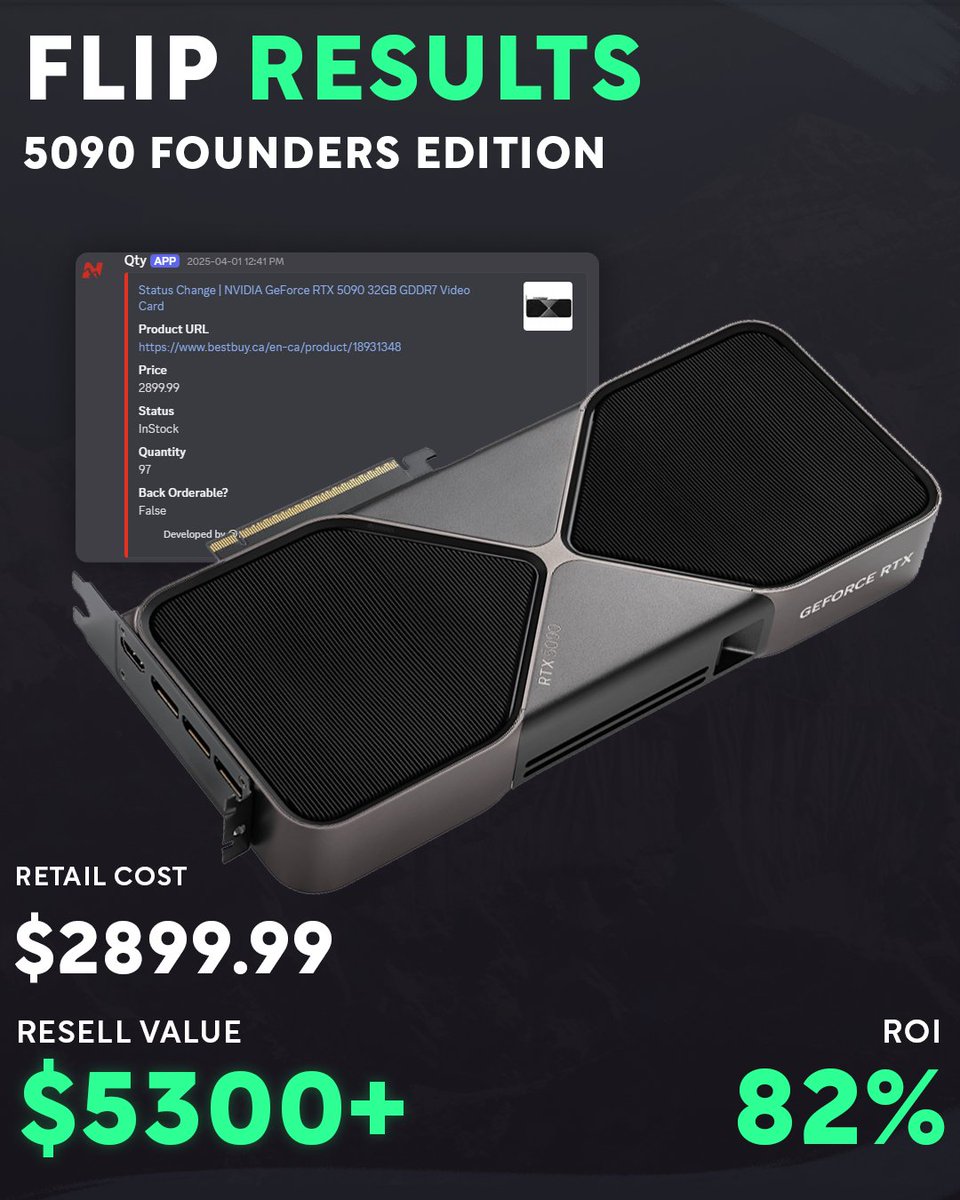 Thousands in profits, in minutes. 📈

✅Fastest Monitors
✅ Private Notifications