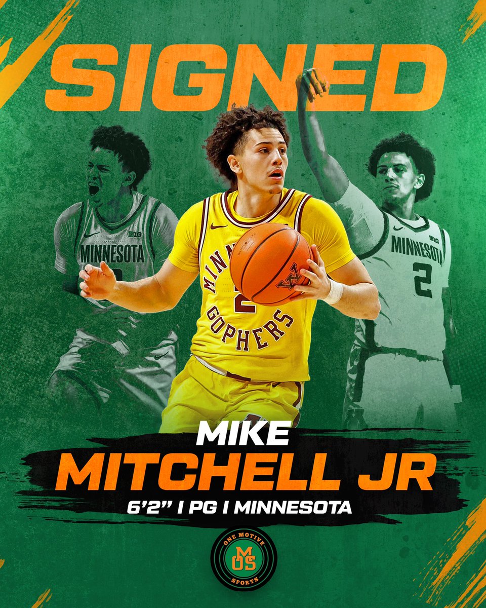 ‼️OMS CLIENT CONTRACT SIGNING‼️ We are proud to announce the next member of our 2025 OMS Rookie class in the signing of Mike Mitchell, Jr! <a href="/MoneyyMitchh2/">Mike Mitchell Jr.</a> a 6’2” PG from San Jose, CA. that’s played the last 2 years at Minnesota after he spent his first 2 years at Peppedine! #OMS