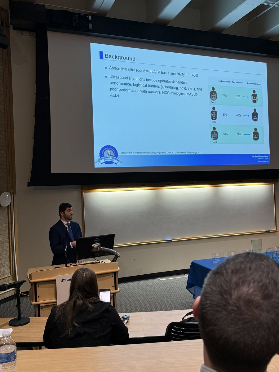 Mohammad Jarrah (@moejarrah96) on Twitter photo Im excited to share that i’ve been selected as one of the Foster Fellows during the Seldin Research Symposium and had the opportunity to present our work on HCC surveillance at the IM Grand Rounds <a href="/UTSWInternalMed/">UTSW Internal Medicine</a>
Immensely grateful for the support of my mentors and the team! Im excited to share that i’ve been selected as one of the Foster Fellows during the Seldin Research Symposium and had the opportunity to present our work on HCC surveillance at the IM Grand Rounds <a href="/UTSWInternalMed/">UTSW Internal Medicine</a>
Immensely grateful for the support of my mentors and the team!