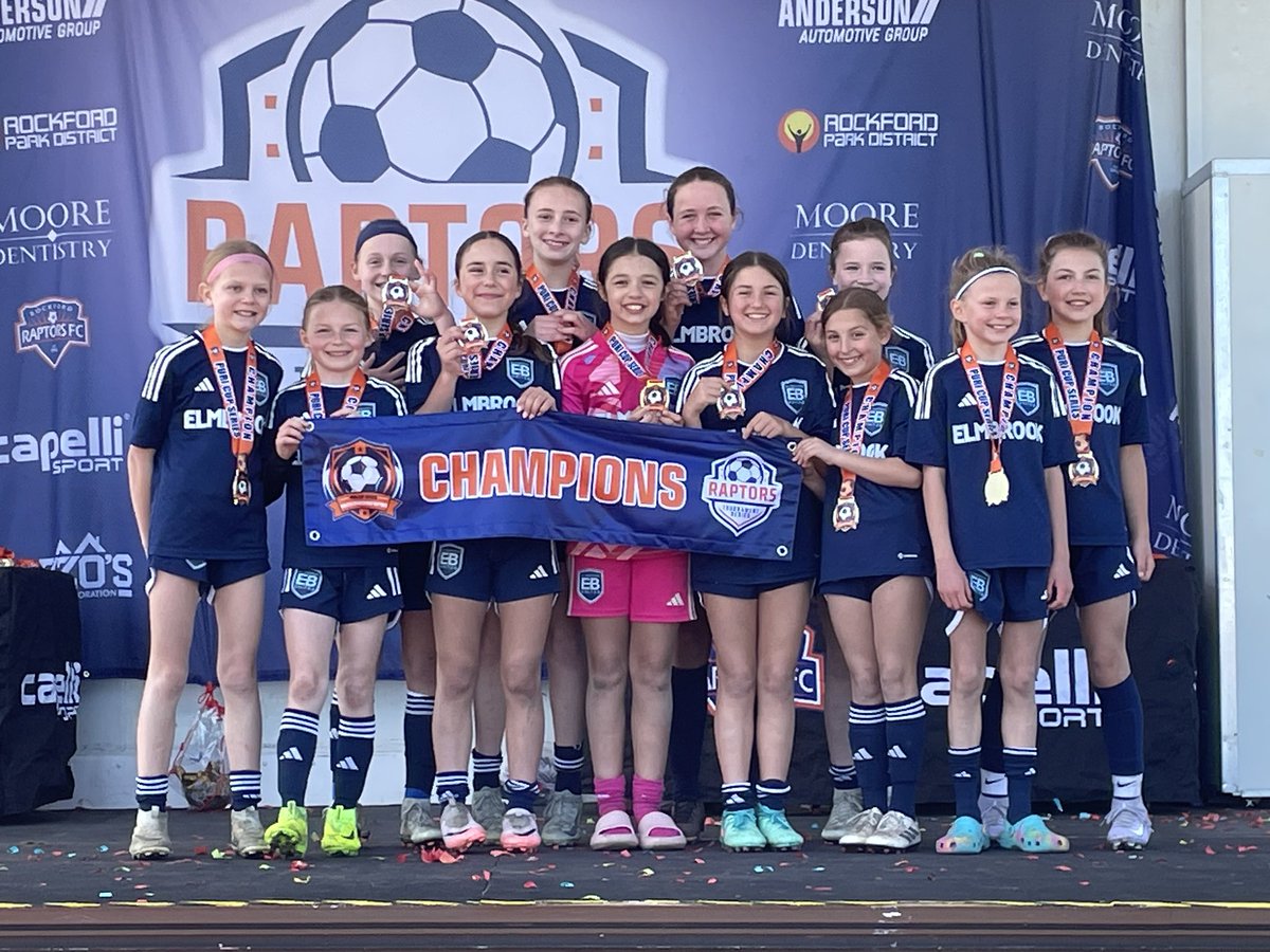U11 Elite Won the Rockford Tournament this weekend winning all 3 games in the Top Division. Way to go girls!