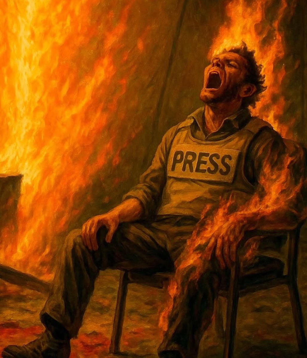 Gazze - Filistin

7/4/2025

Terörist İsrail tüm dünyanın gözü önünde gazetecileri diri diri yaktı..