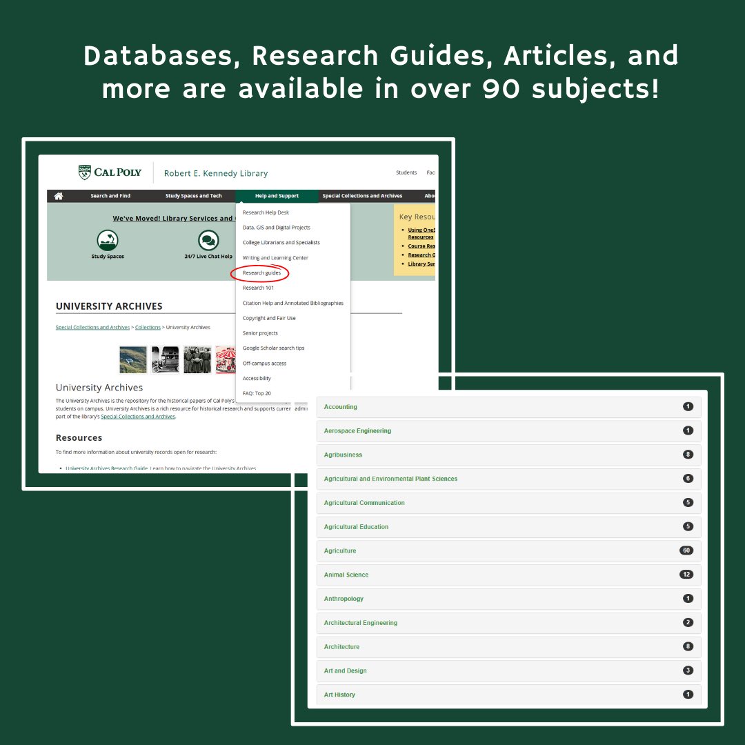 REKL’s Major-Specific #research guides have something for everyone. 📖
The #library offers many tools and guides to help you every step of the way - Go to the library website and choose 'Research Guides' under Help and Support!