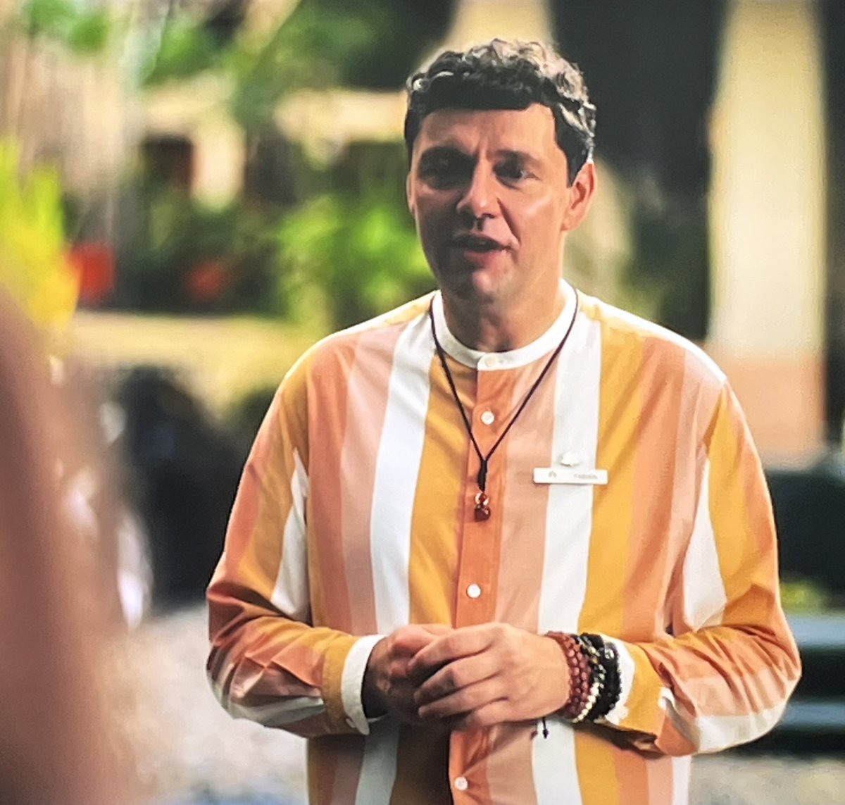 This guy is about to burst am I right? #WhiteLotus #anxiety