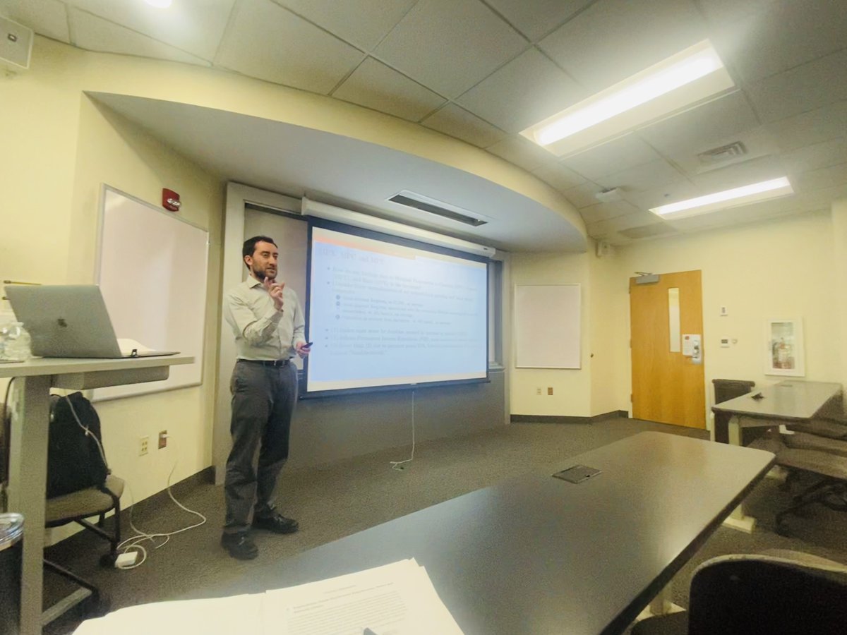 WFU Economics (@wfueconomics) on Twitter photo Huge thanks to Mike Dinerstein <a href="/mikedinerstein/">Michael Dinerstein</a> (Duke) for visiting Wake Forest last Friday and presenting his paper "Student Loan Forgiveness" (with Earnest, Koustas & Yannelis). A super insightful talk — it was great to have you with us! Huge thanks to Mike Dinerstein <a href="/mikedinerstein/">Michael Dinerstein</a> (Duke) for visiting Wake Forest last Friday and presenting his paper "Student Loan Forgiveness" (with Earnest, Koustas & Yannelis). A super insightful talk — it was great to have you with us!
