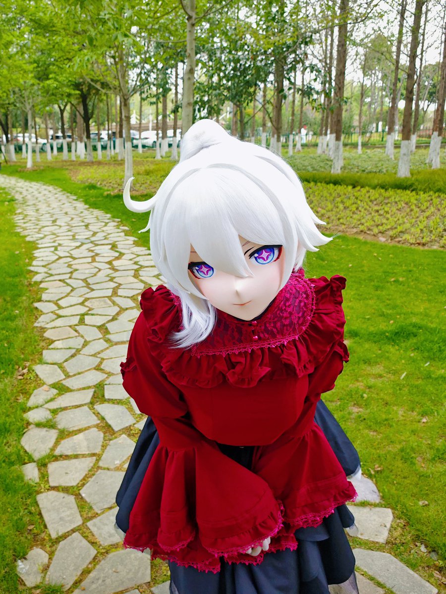 天气这么好，要一起出门踏青吗？大家一起qwq
#kigurumi #kig