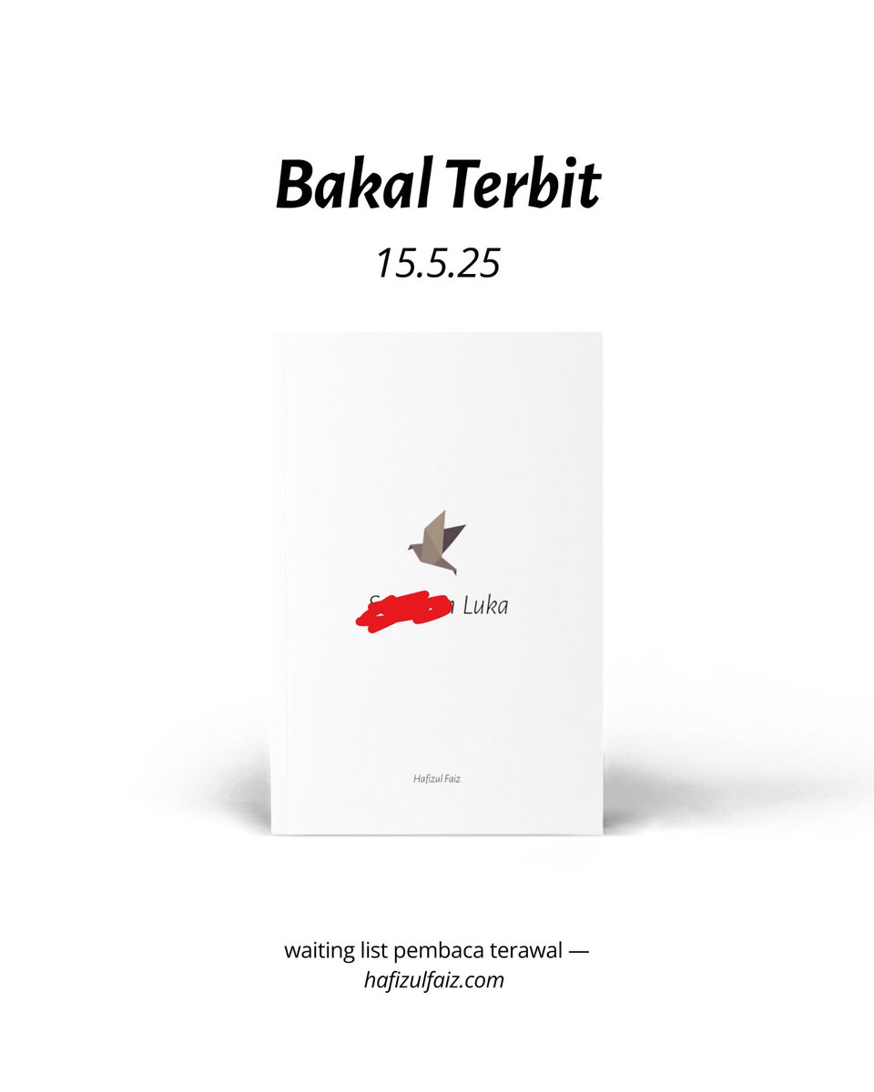 🪽pagi buat kamu yang sedang menghitung waktu; bilakah perasaanmu bakal terhapus bagai debu.