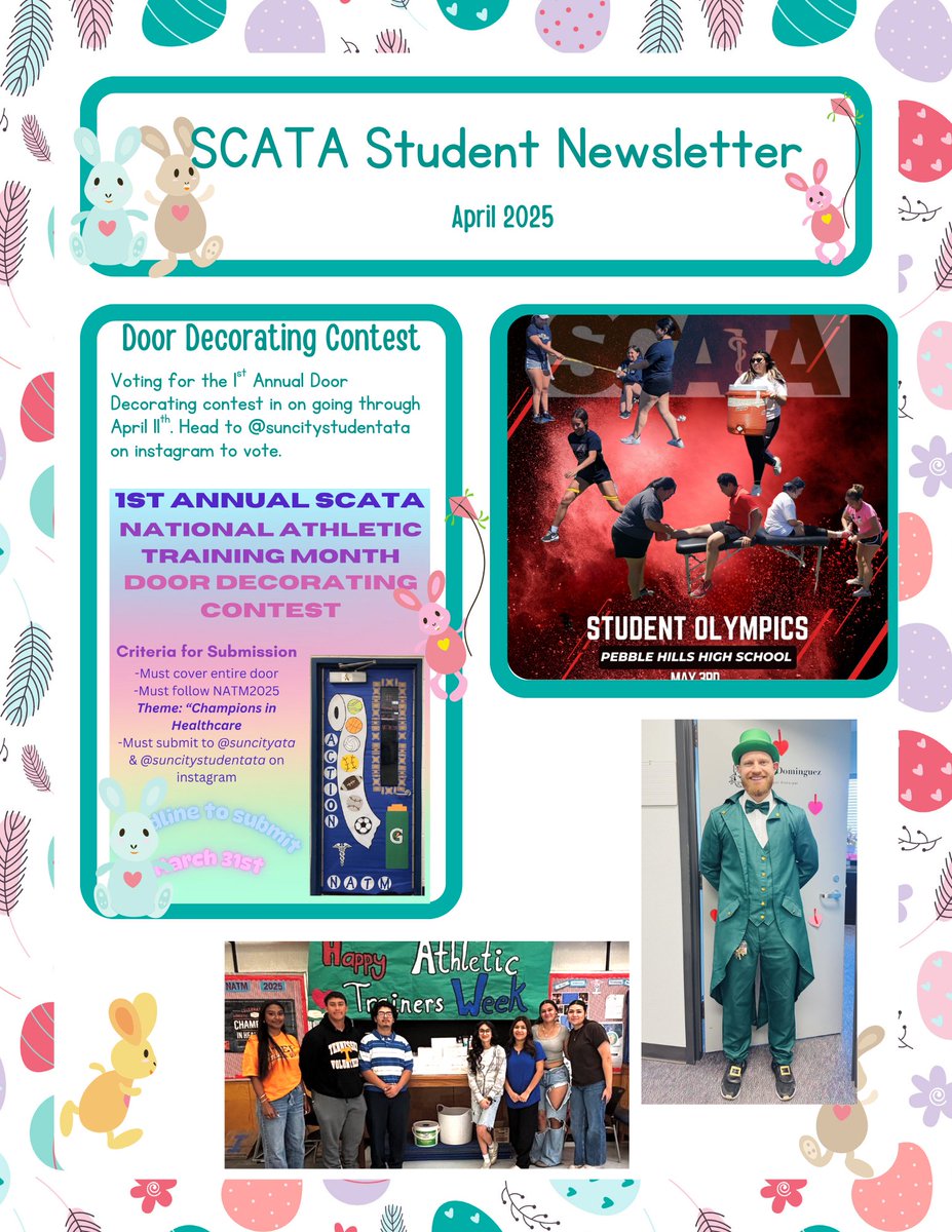 April practice brings May victories... at least thats how the saying goes, right?
Here is your April Newsletter