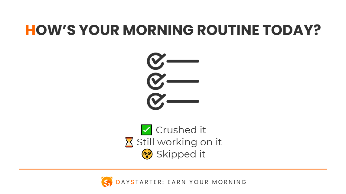 Daystarter_Life's tweet photo. ☀️ It’s a new week — are you showing up for your routine?
✅ Crushed it
⏳ Still working on it
😵 Skipped today
Drop your vibe in the comments 👇
#DayStarter #DST #Web3App #WakeUpToEarn https://t.co/5AkBaBnltZ