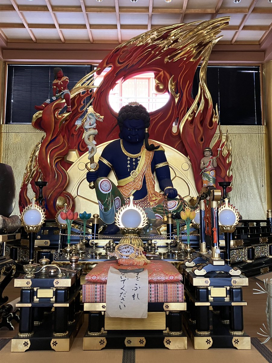 habuchinn's tweet photo. 佐賀県基山の本福寺に桜を見に行ってきたー！日光東照宮のような本堂、清水の舞台のような観音堂、そして桜と青空にバッチリ映える五重の塔と見どころ満載で大満足でした！ https://t.co/uXPgYy7bmn