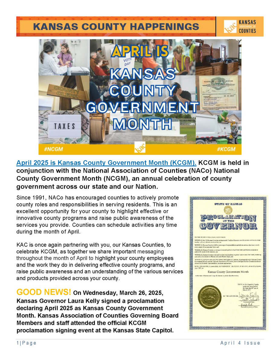 Kansas Association of Counties tweet media