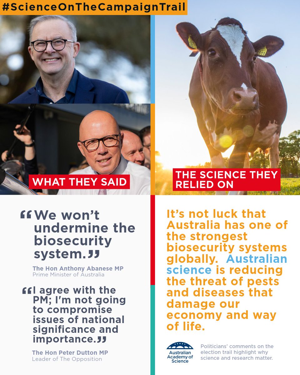 It’s not luck that Australia has one of the strongest biosecurity systems globally.  Australian science is reducing the threat of pests and diseases that damage our economy and way of life.

This election, we're explaining how politicians' campaign remarks highlight the