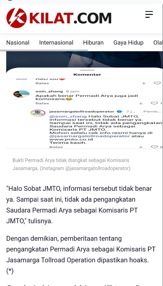 Bahhh hoaks rupanya kena Php lah abu janda 
🤭🤭🤭🤭

Permadi Arya Komisaris