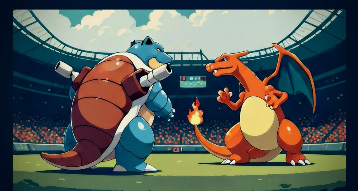 💧⊹⋛⋋( ՞ਊ ՞)⋌⋚⊹🔥
Blastoise or Charizard?