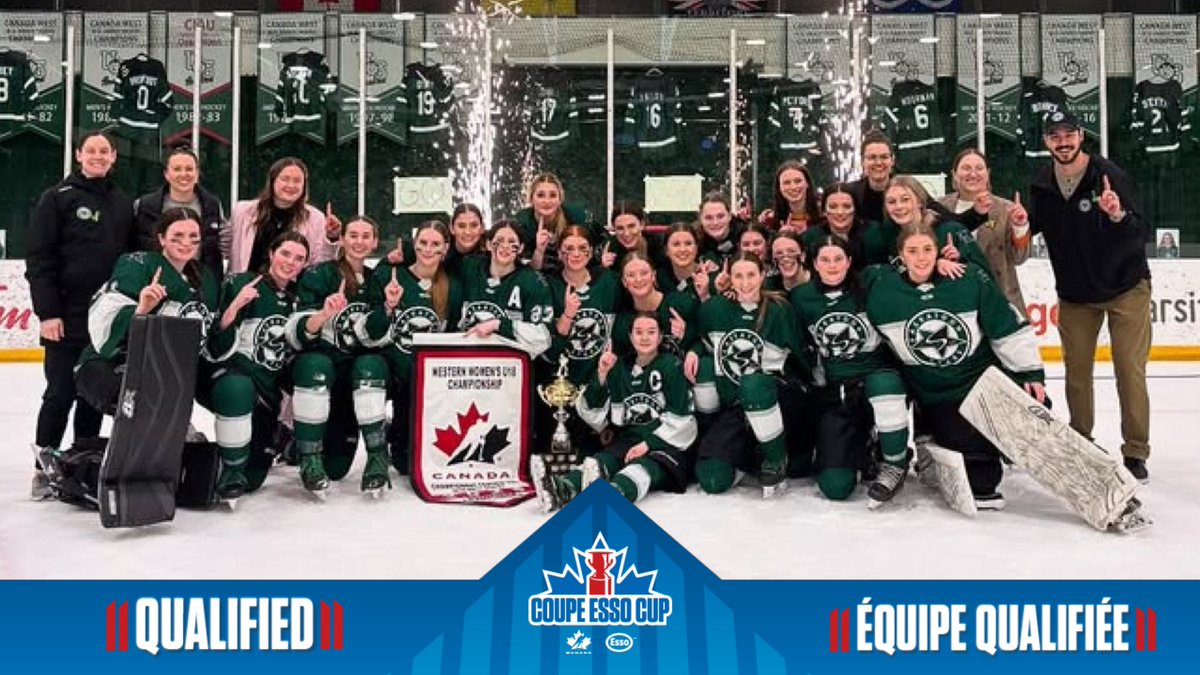 🏆 WEST REGION CHAMPIONS! The <a href="/StoonStarsAAA/">Saskatoon Stars</a> return to the #EssoCup for the first time since 2019!

🏆 CHAMPIONNES DE LA RÉGION DE L’OUEST! Les Stars de Saskatoon participeront à la #CoupeEsso pour la première fois depuis 2019!