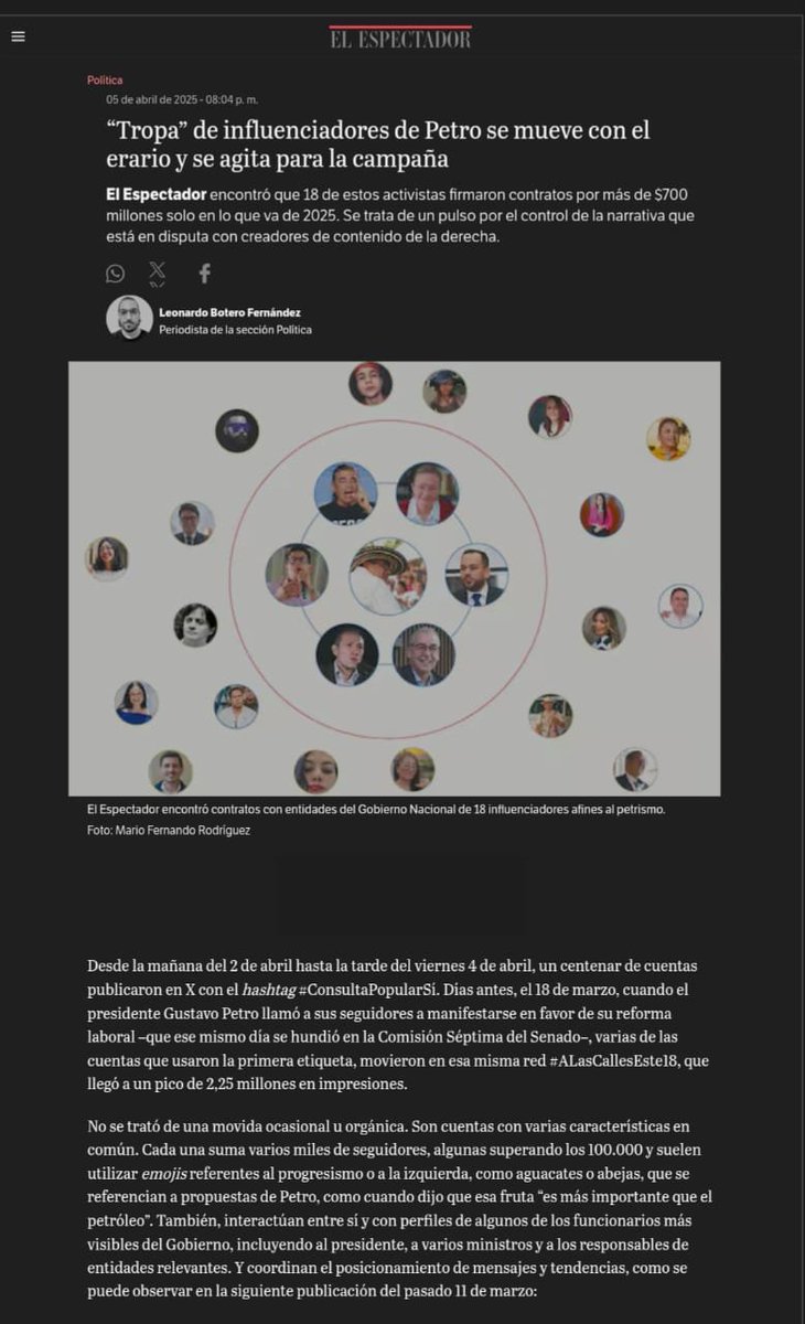 ROMAROSA (@robertomtico) on Twitter photo 2/5 Hilo🧵<a href="/elespectador/">El Espectador</a> publicó el día de hoy, 6 de abril de 2025, una crónica faltando a la verdad, sin cumplir con cargas de veracidad e imparcialidad (Art.20,CP), asociando mi cuenta y exponiendo mi vida e integridad personal, siendo periodista acreditado en COL y EEUU 2/5 Hilo🧵<a href="/elespectador/">El Espectador</a> publicó el día de hoy, 6 de abril de 2025, una crónica faltando a la verdad, sin cumplir con cargas de veracidad e imparcialidad (Art.20,CP), asociando mi cuenta y exponiendo mi vida e integridad personal, siendo periodista acreditado en COL y EEUU