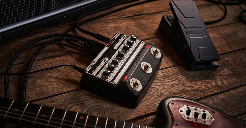 BOSS_jpn's tweet photo. DM-101はアナログ・ディレイでありながら、現代のギタリストに求められる高い汎用性を備えています。ディレイ・タイムは、タップ・テンポ機能により演奏する曲に合わせ即座に設定が可能。タップもボタン一つで切り替えることができるため、リズミカルなディレイが簡単に得られます。
#BOSS_jpn #DM101