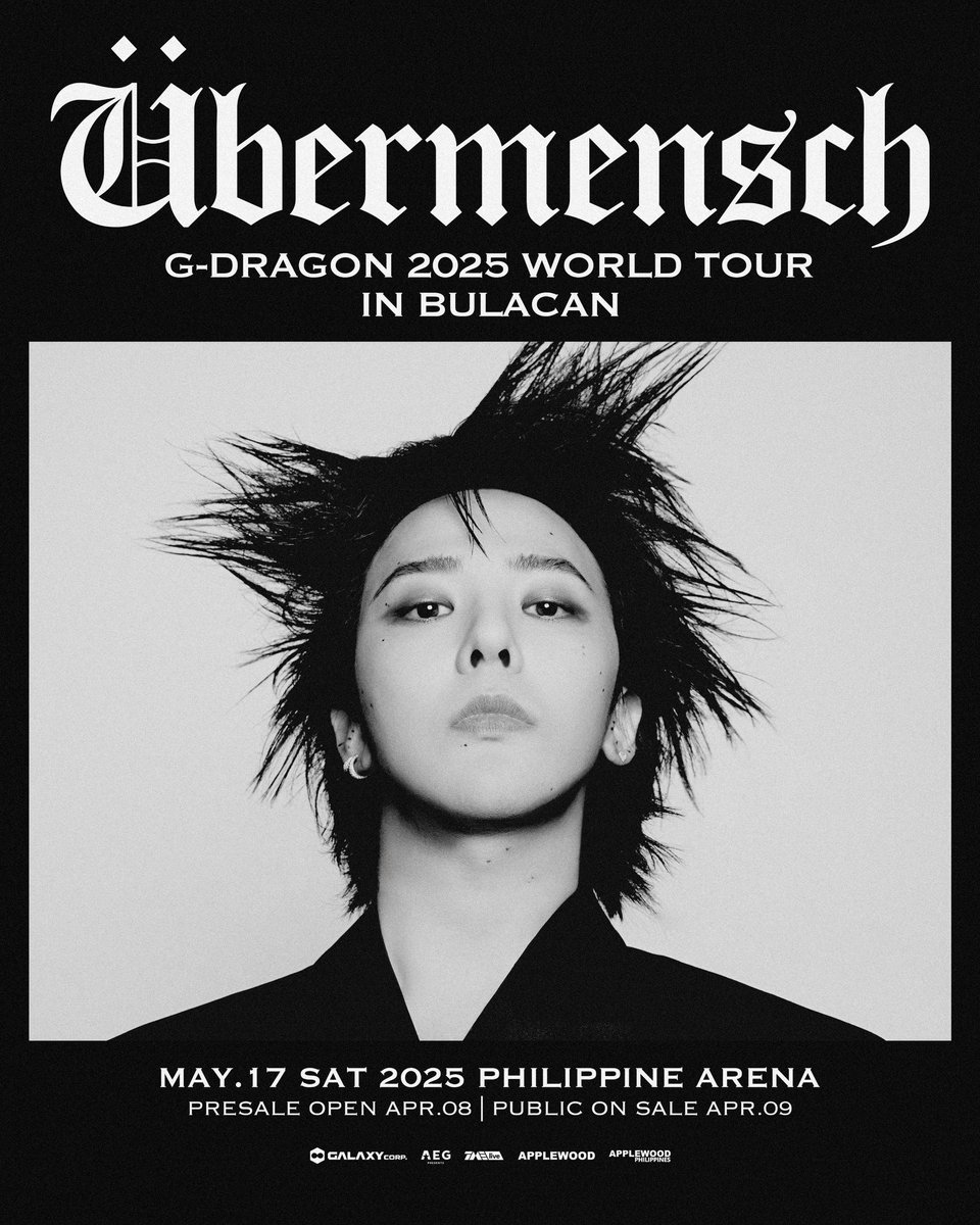 TicketGoRound's tweet image. Magic Direct Link for SM Tickets for GDRAGON in BULACAN still available to order ✅🪄

➡️ purchase here: discord.com/channels/10328…

#GDRAGON_ÜBERMENSCH #GDRAGONinBULACAN #GDRAGON_UEbermensch