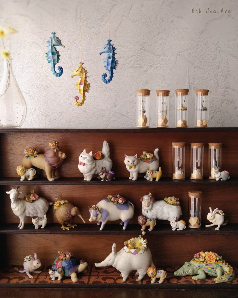 今、部屋の中が賑やか🌼