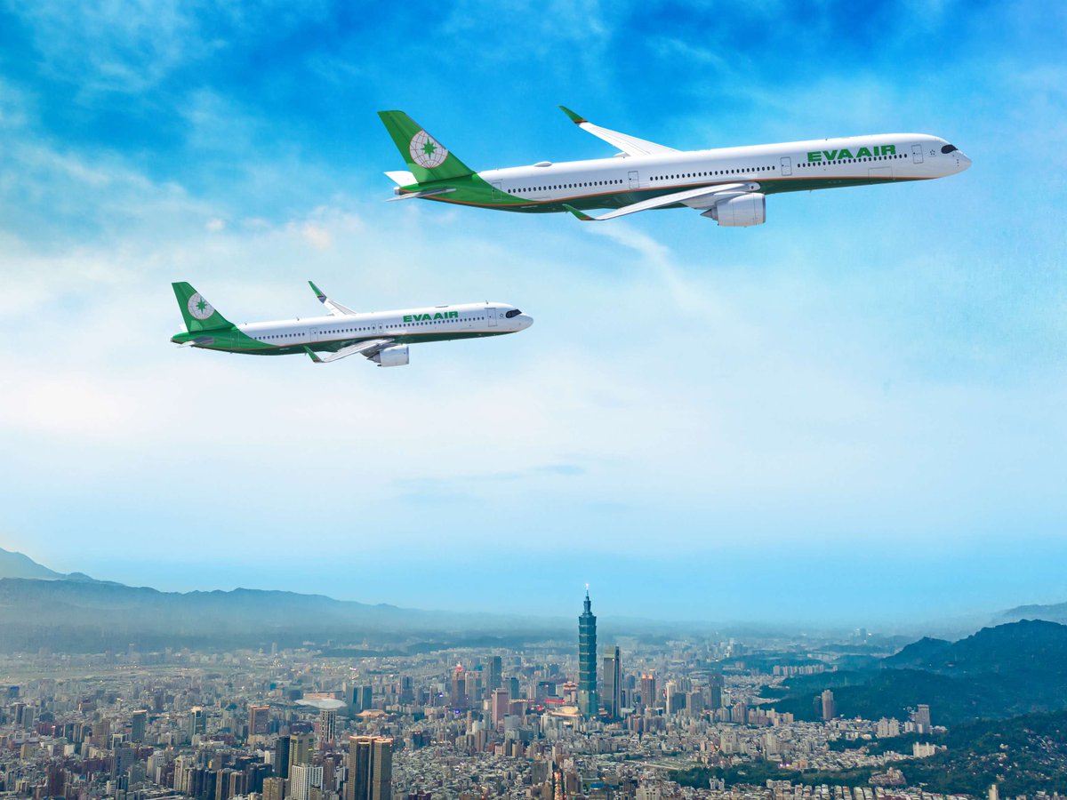 Airbus Newsroom (@airbuspress) on Twitter photo #EVAAir expands fleet with more A350-1000 and A321neo aircraft
Read more ➡️ fly.airbus.com/43Hi3mf #EVAAir expands fleet with more A350-1000 and A321neo aircraft
Read more ➡️ fly.airbus.com/43Hi3mf