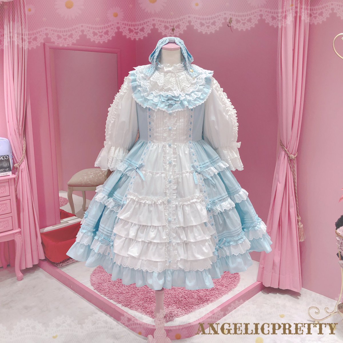 Angelic Pretty Lacy Frillブラウス ピンク Lacy Frill Blouse (2019) by Angelic Pretty