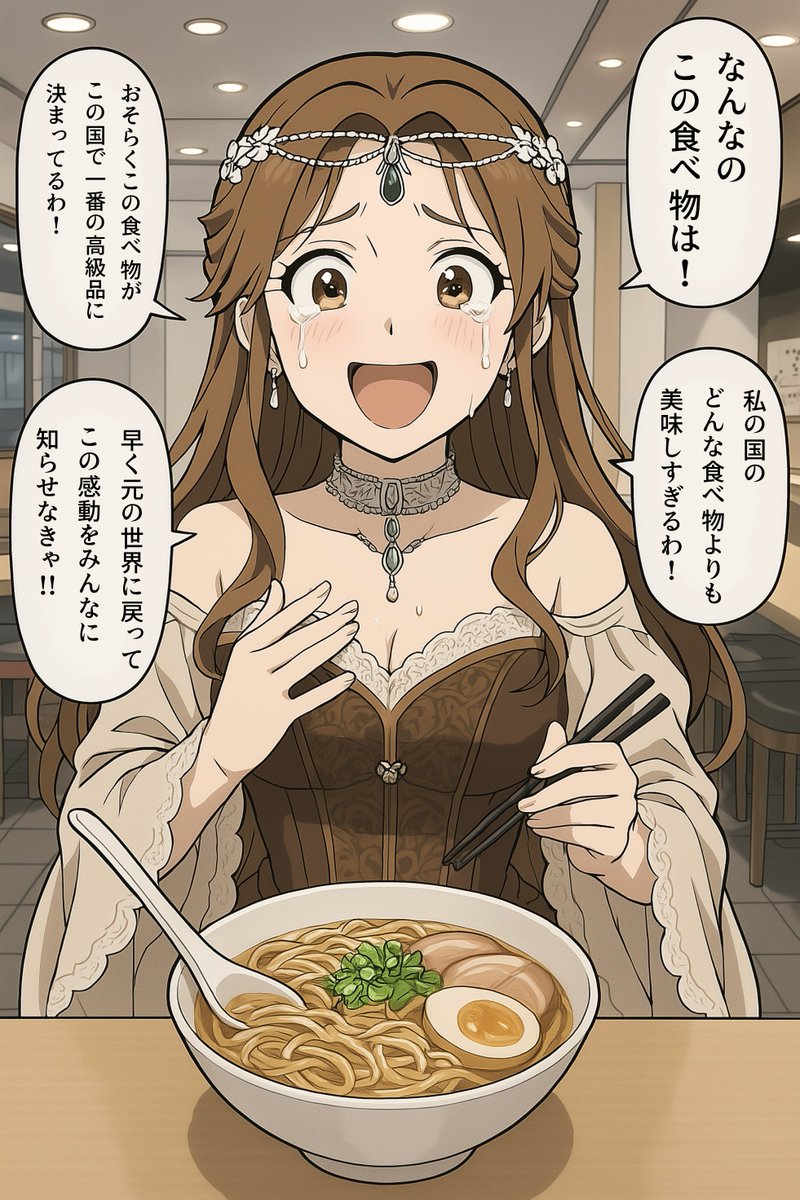 異世界中世から現代に突如ワープしてきた女の子が日本のラーメンにめちゃくちゃ感動する話

#漫画が読めるハッシュタグ