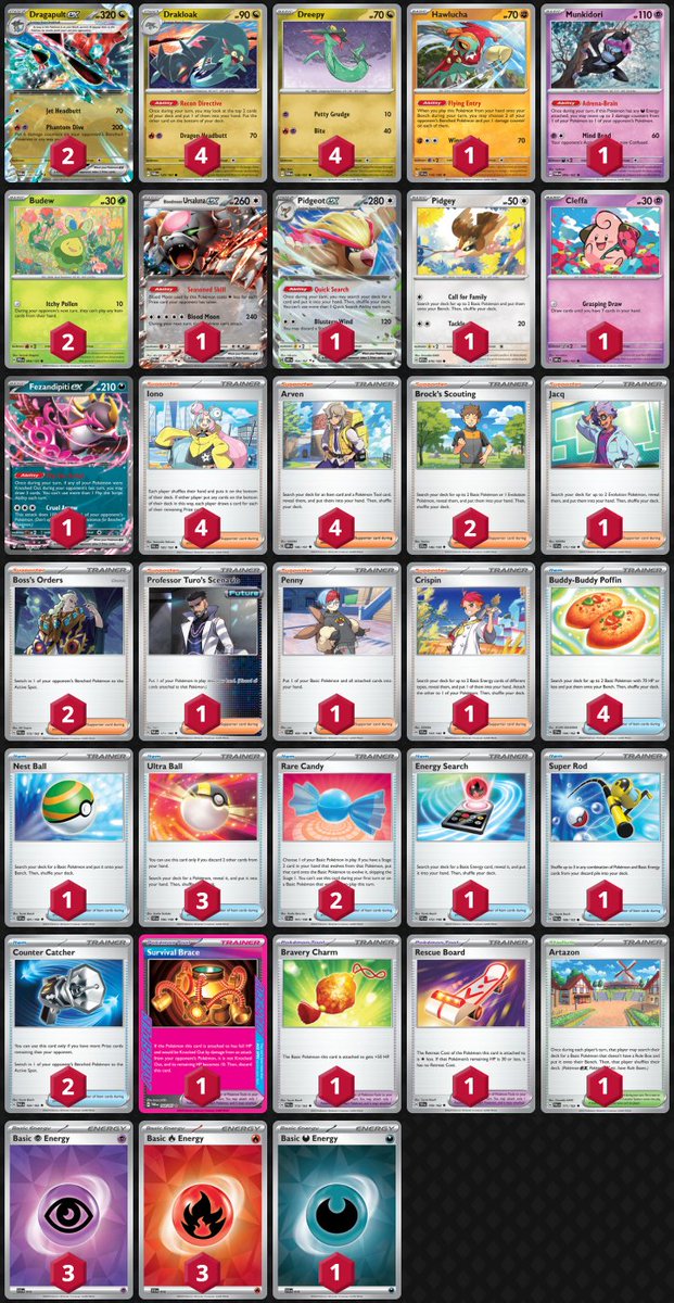 海外では人気のドラパルト単デッキ、ボムドラパと並び躍動！週末に行