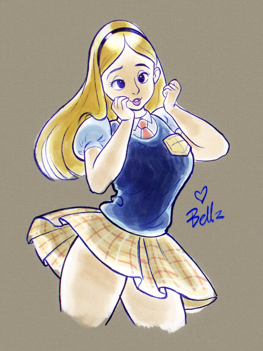 She’s showing up in my sketchbook again—guess that means she’s here to stay!
Blonde, sweet, and full of pinup charm. Still a WIP, but I think she’s got main character energy.
#WIP #OC #PinupArt #SchoolgirlAesthetic