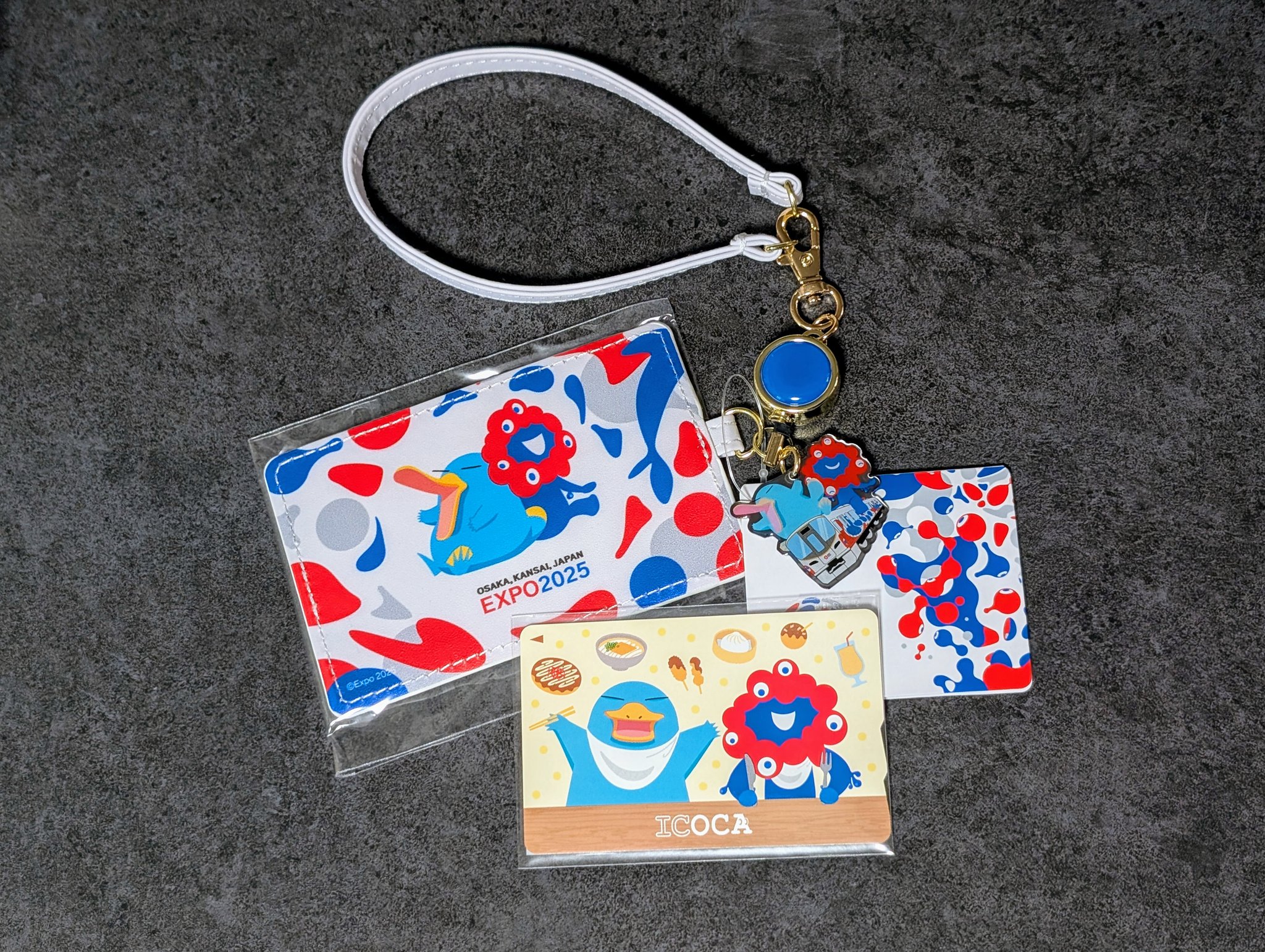 EXPO2025 ICOCAカードとキーホルダーセット 万博記念ICOCAを買ってみた！ セット販売のグッズ全種類も撮り