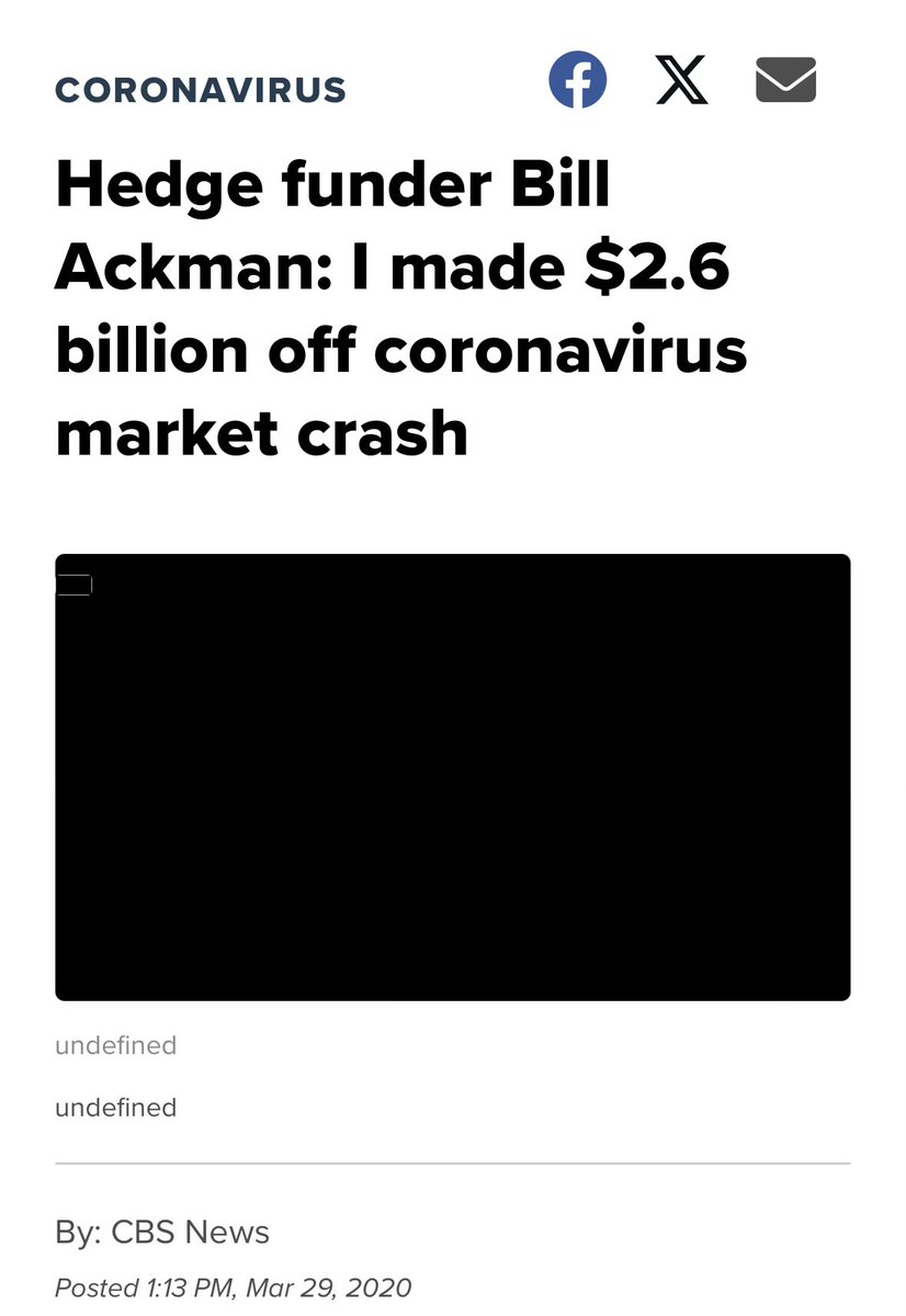I just figured out why <a href="/BillAckman/">Bill Ackman</a> was enthusiastically encouraging a market crash in 2020 but is hysterically against it in 2025

He was short, now he’s long