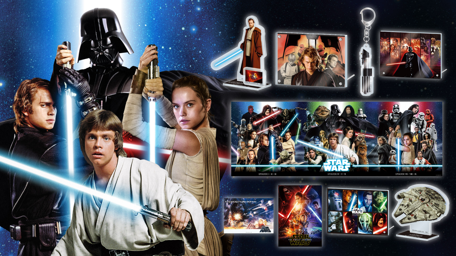 スターウォーズ アナキン・スカイウォーカー メモリアルレイヤードパネル スターウォーズ アナキン・スカイウォーカー メモリアル