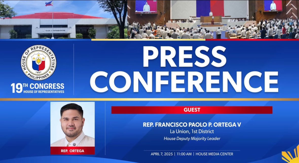 Press Conference 
Monday, 07 April 2025

🔴 LIVE: youtube.com/live/20lXfTBvr…
