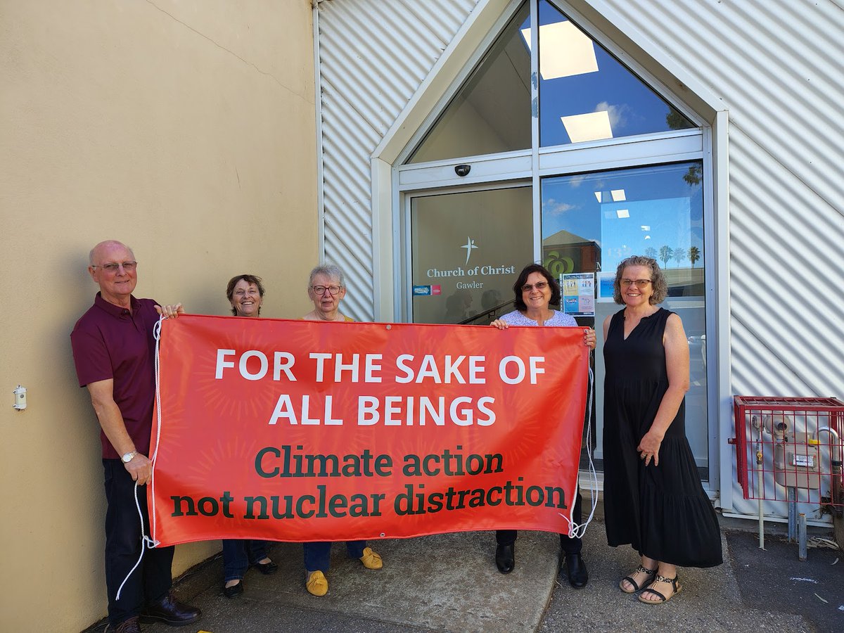 Australian Religious Response to Climate Change (@arrcc1) on Twitter photo Outside the Gawler Church of Christ. No mistaking the message. 
#ClimateAction 
#auspol 
<a href="/PeterDutton_MP/">Petaren’t Dutton</a> Outside the Gawler Church of Christ. No mistaking the message. 
#ClimateAction 
#auspol 
<a href="/PeterDutton_MP/">Petaren’t Dutton</a>