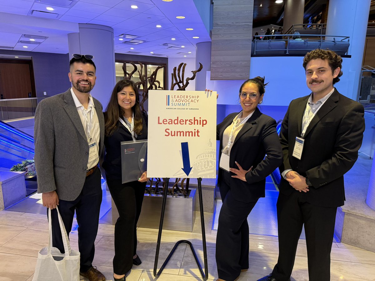 Denise Vera Nemeth (@dv_nemeth) on Twitter photo Day 1 of <a href="/AmCollSurgeons/">American College of Surgeons</a> Leadership & Advocacy Summit in Washington DC.
Look at that group of amazing surgeons!
As always, the med students found each other and we are all <a href="/LatinoSurgery/">LatinoSurgSociety</a> members! 💙🔪 Shout out to Trini, Sebas, and Karlos who have made this an experience Day 1 of <a href="/AmCollSurgeons/">American College of Surgeons</a> Leadership & Advocacy Summit in Washington DC.
Look at that group of amazing surgeons!
As always, the med students found each other and we are all <a href="/LatinoSurgery/">LatinoSurgSociety</a> members! 💙🔪 Shout out to Trini, Sebas, and Karlos who have made this an experience