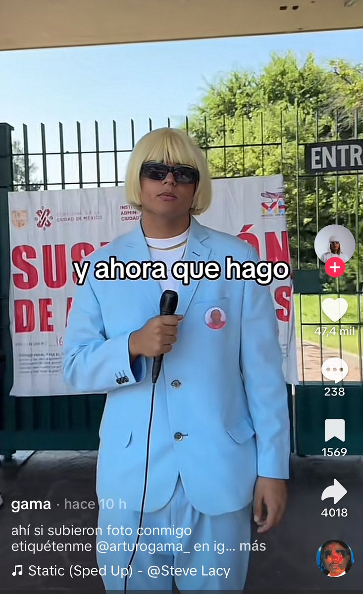 CBuburron's tweet photo. qué tienen en la cabeza las personas que crean contenido y buscan likes en medio de la tragedia disfrazándose de tyler the creator, yendo al parque bicentenario cerrado y tratando de hacer “humor” con festival cancelado por ser responsable de la muerte de dos personas??? https://t.co/LUMw0RzQTK