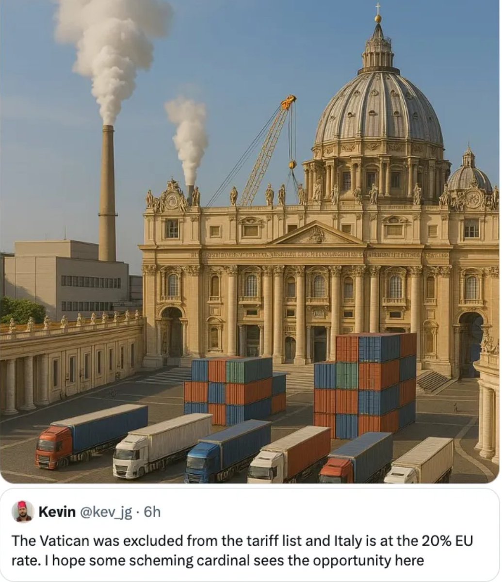 Vatikanet kan score kassen på den globale handelskrig 😄