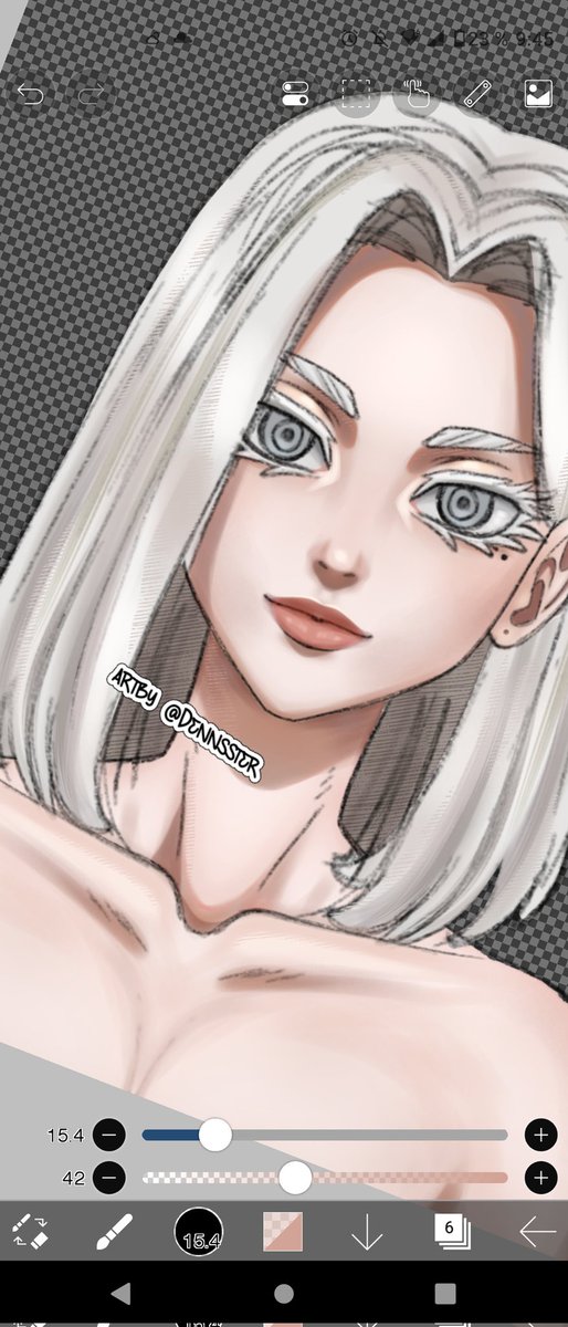 practicing with my own Artstyle with my oc🎨