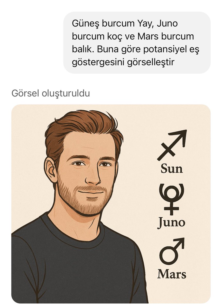 Canım chatcpt bana uygun eşi böyle görmüş 🫠