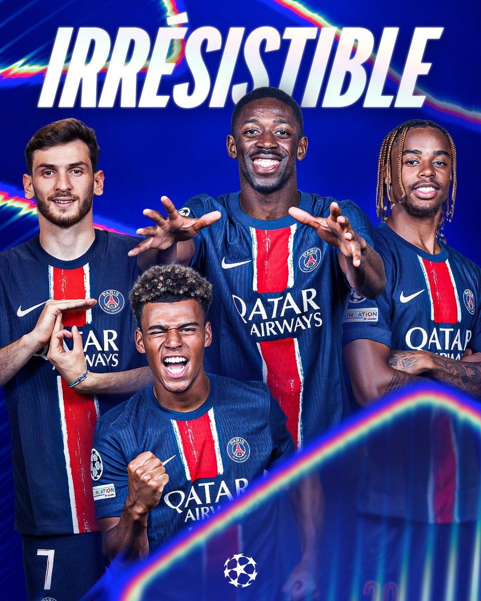 ChampionsLeague's tweet photo. This front four 🔥

#UCL https://t.co/fLmfy9QUoe