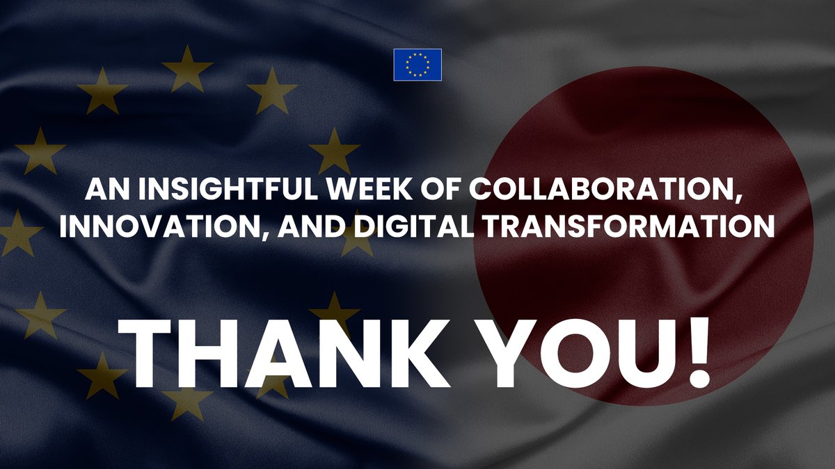 INPACEHub (@inpace_hub) on Twitter photo Thank you for an inspiring #EUJapanDigitalWeek!
💡As the event came to a close yesterday, we extend our deepest gratitude to all organisers, speakers and participants who contributed to a week of insightful discussions.
<a href="/EUinJapan/">駐日欧州連合代表部🇪🇺</a> Thank you for an inspiring #EUJapanDigitalWeek!
💡As the event came to a close yesterday, we extend our deepest gratitude to all organisers, speakers and participants who contributed to a week of insightful discussions.
<a href="/EUinJapan/">駐日欧州連合代表部🇪🇺</a>