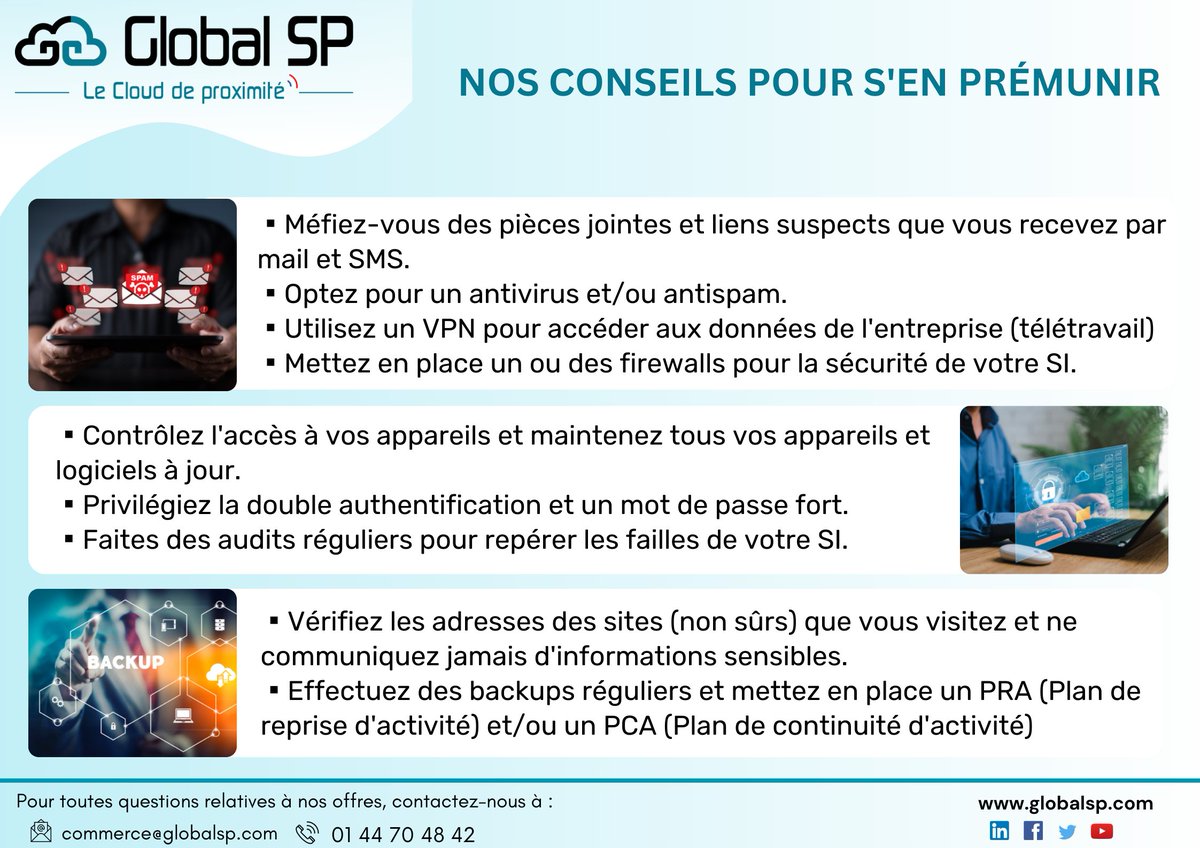 Global SP (@globalsp) on Twitter photo 🔎 Faisons le point sur les menaces les plus fréquentes depuis ces 4 dernières années
👉 <a href="/cybervictimes/">Cybermalveillance.gouv.fr</a> a publié son rapport d'activité 2024, révélant une augmentation significative des cybermenaces en France.
cybermalveillance.gouv.fr/tous-nos-conte…
#cybersécurité 🔎 Faisons le point sur les menaces les plus fréquentes depuis ces 4 dernières années
👉 <a href="/cybervictimes/">Cybermalveillance.gouv.fr</a> a publié son rapport d'activité 2024, révélant une augmentation significative des cybermenaces en France.
cybermalveillance.gouv.fr/tous-nos-conte…
#cybersécurité