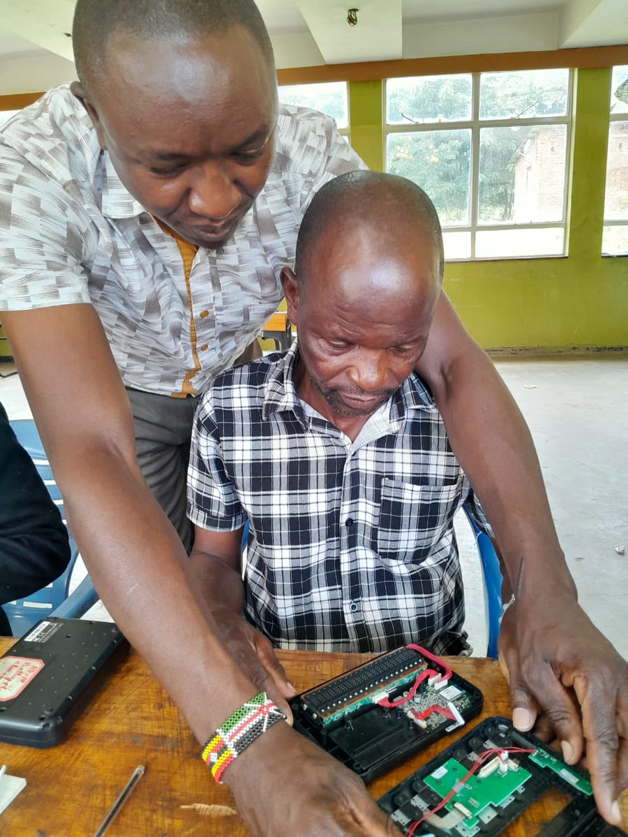 Last week, we trained 11 teachers from 9 resource centers in Malawi on using &amp; repairing Orbit Readers!

Led by our Regional Tech Coordinator, the team restored 60 devices, boosting #InclusiveEducation &amp; long-term #Sustainability for learners with visual impairments.