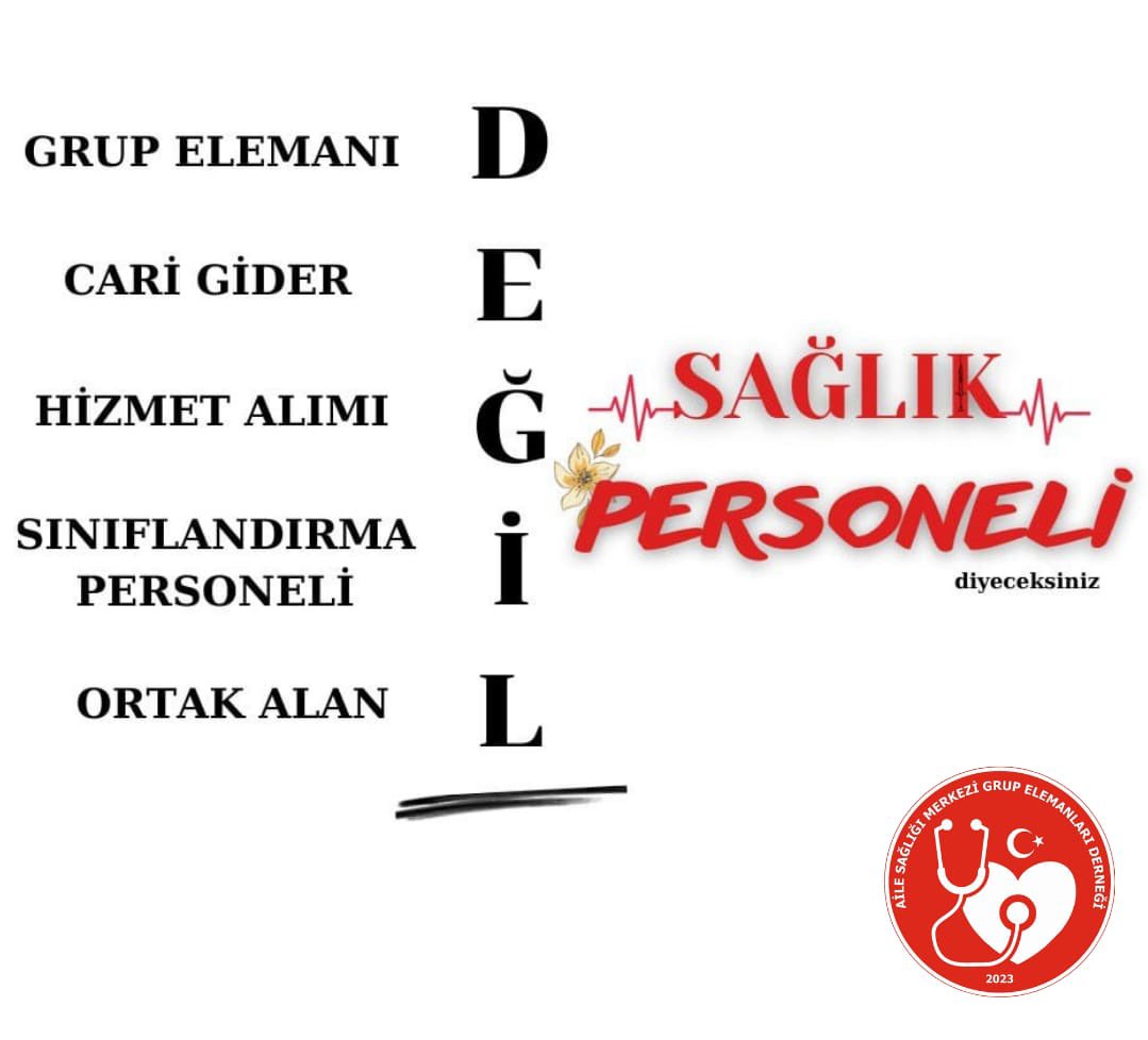 Aile Sağlığı Merkezi grup elemanları sağlık hizmetinin en önemli yapı taşlarından biridir çalışma koşulları ve hakları iyileştirilmeden kaliteli hizmet sunulması mümkün değildir

#İşverenBakanlıktır