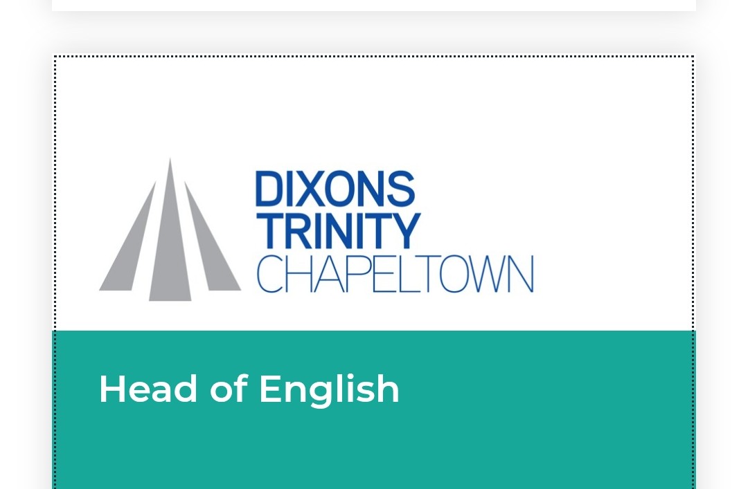 We are recruiting for a role very, very close to my heart. Come and lead our English team who have started to forge a legacy in the heart of Leeds. A few reasons to check this opportunity out below...