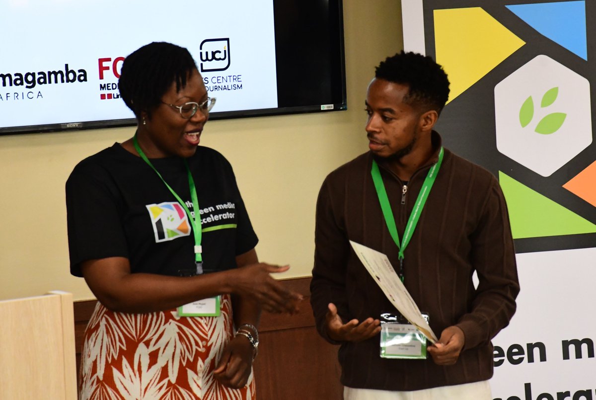 CharmAfric's tweet image. "The GMA program has enabled me to understand my idea better and align my approach with climate and sustainability in mind. I have also received great support from the trainers and speakers and each of these sessions have put more emphasis on the role of media and content…