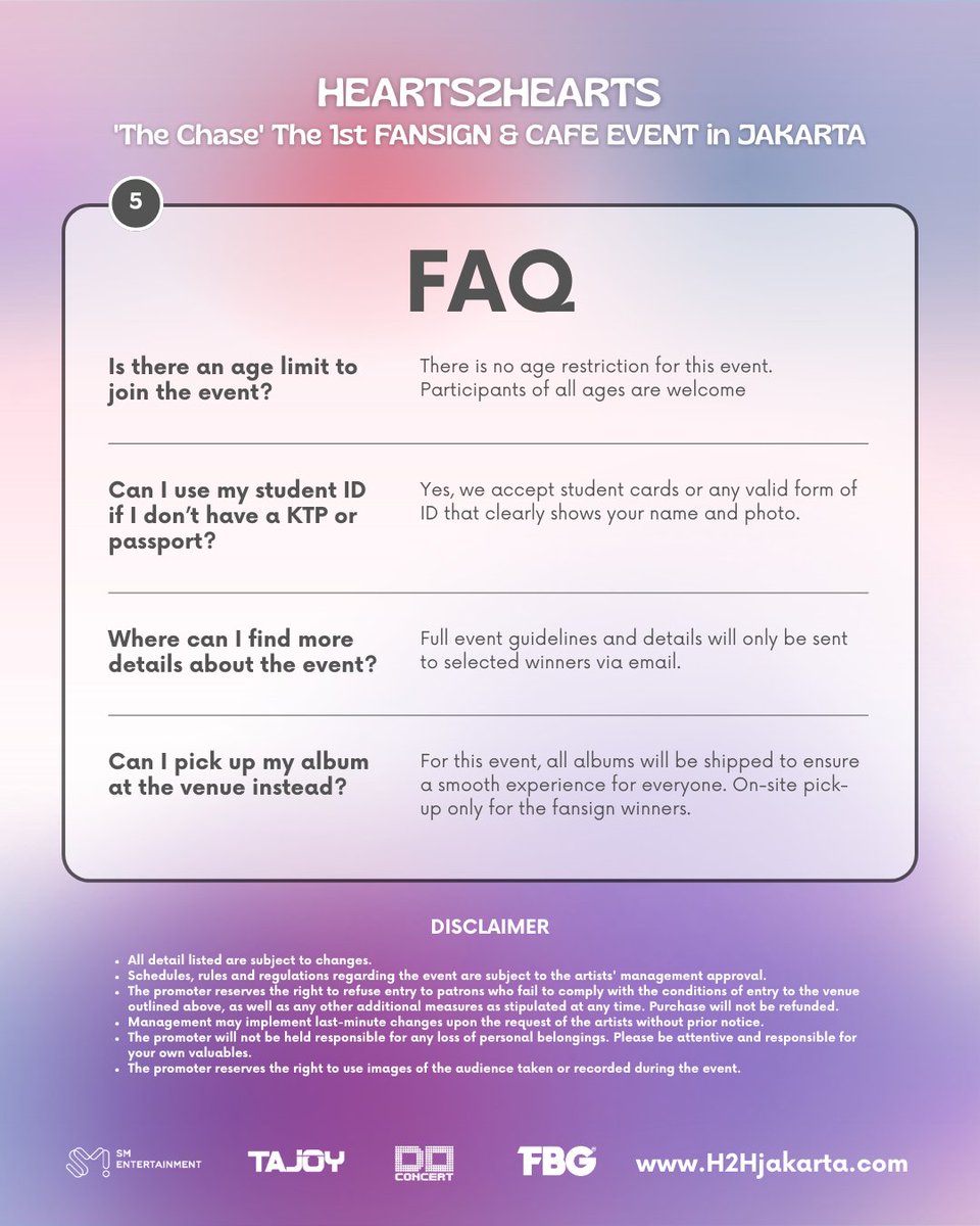 PART 2/2

Hey S2Us! We've got all the info you need to make sure you're ready for the upcoming album purchase, fan signing, and café event. Here’s everything you need to know about the Album Purchase, Fan Signing &amp; Cafe Event FAQ!

Hey para S2U! Semua info yang kamu butuhkan buat