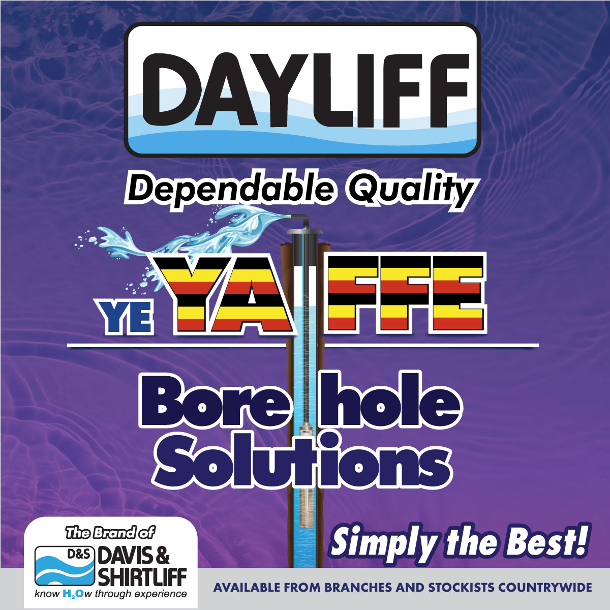 DayliffUG's tweet photo. Ensure a steady water supply with Dayliff Borehole Solutions from Davis & Shirtliff—engineered for reliability, performance, and long-term value.
Visit https://t.co/hBKnaanigS or any D&S branch countrywide to explore more.
#Dayliff #YeYaffe #Boreholes