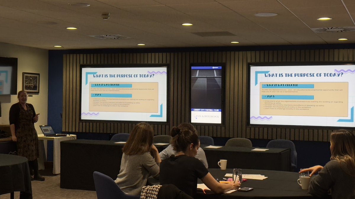 Dr Amy Alcock, introducing everyone to today’s event and Dr Martin Edwards, talking about Speaking Up Safely
#doctorsforum #medicaltraining
#speakingupsafely
<a href="/CavMedEd/">Medical Education</a> <a href="/CV_UHB/">Cardiff and Vale University Health Board</a> @HEALTHEducation
